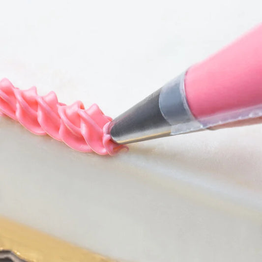 Ateco #77 Cross-Top Piping Tip – Specialty Decorating Tip for 4-Point Stars, Borders & Cross Stitching - Stainless Steel Cake D