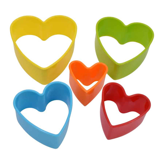 Heart Cookie/Biscuit Cutters 5-piece