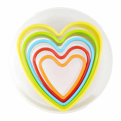 Heart Cookie/Biscuit Cutters 5-piece