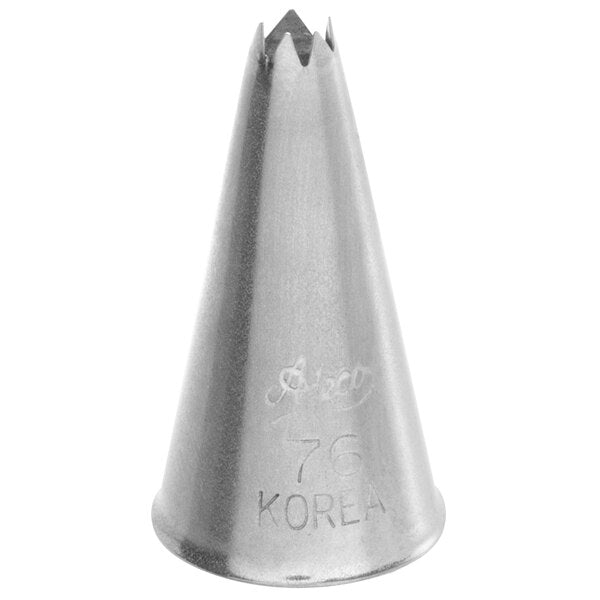 Ateco #76 Leaf Piping Tip – Leaf Decorating Tip for Leaves, Vines & Floral Accents - Stainless Steel Cake Decorating Tip