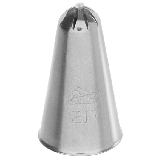 One-Squeeze 8-Petal Flowers & Swirled Flowers Piping Tip – Ateco #217 Drop Flower Tip