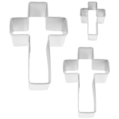Cross Cookie Cutter 3pc Set
