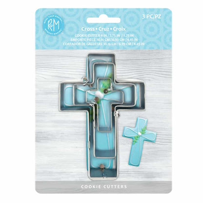 Cross Cookie Cutter 3pc Set