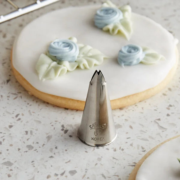 Leaves, Vines & Floral Accents Piping Tip - Ateco #67 Leaf - Stainless Steel Cake Decorating Tip