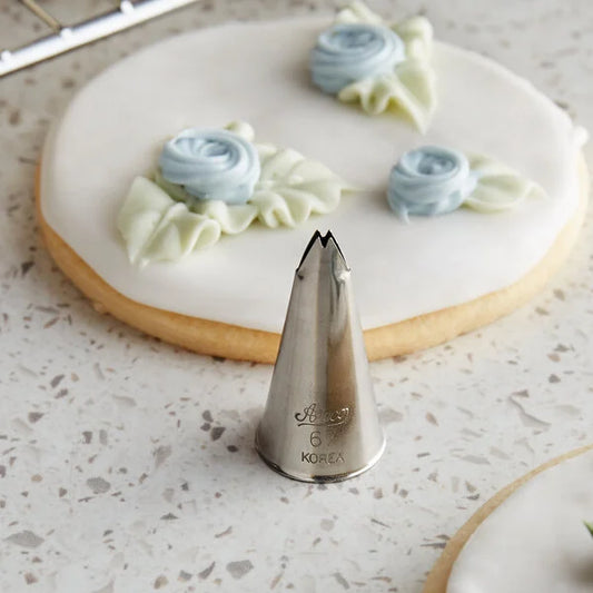 Leaves, Vines & Floral Accents Piping Tip - Ateco #67 Leaf - Stainless Steel Cake Decorating Tip