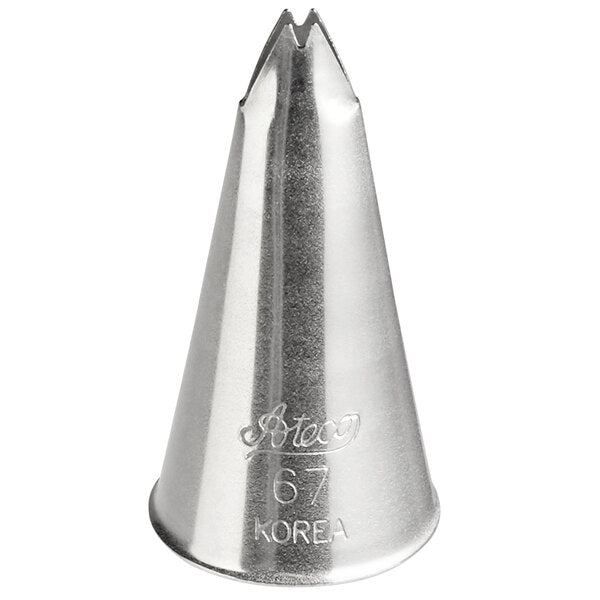 Leaves, Vines & Floral Accents Piping Tip - Ateco #67 Leaf - Stainless Steel Cake Decorating Tip