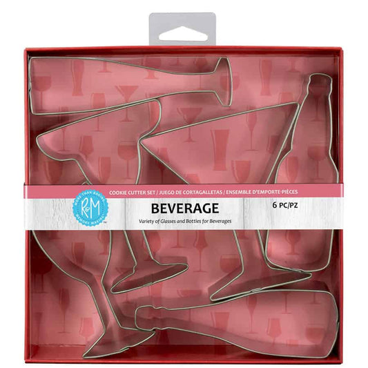 Beverage Cookie Cutter 6pc Kit