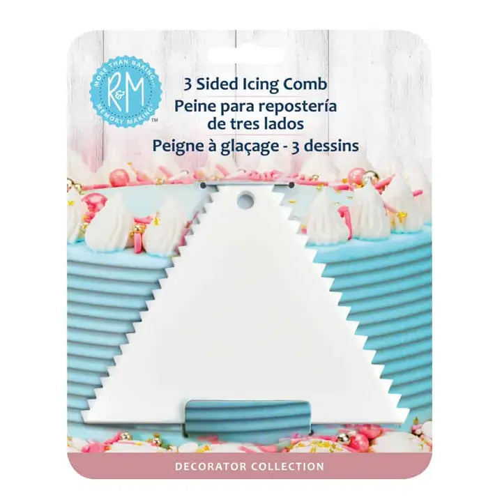 3 Sided Icing Comb