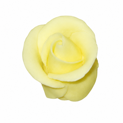 Yellow Rosebud Icing Toppers 6 Ct