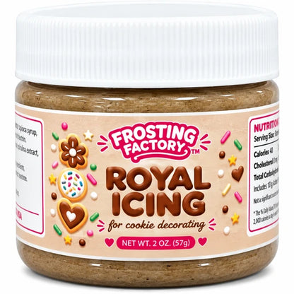 All Natural Brown Cookie Icing by Frosting Factory 2 oz