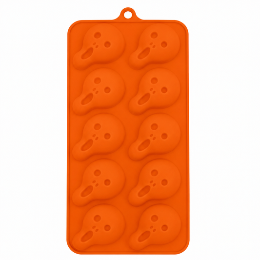 Horror Ghost Mask Chocolate Mold – Halloween Silicone Mold