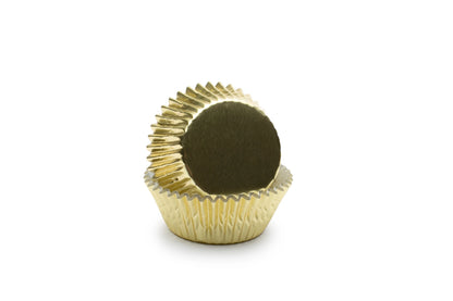 Cupcake Liners Standard Gold Foil 32-Count