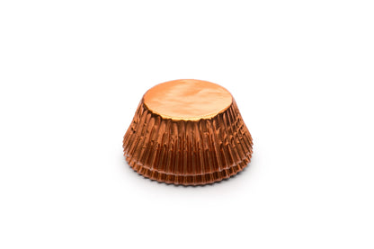 Cupcake Liners Standard Orange Foil 32-Count