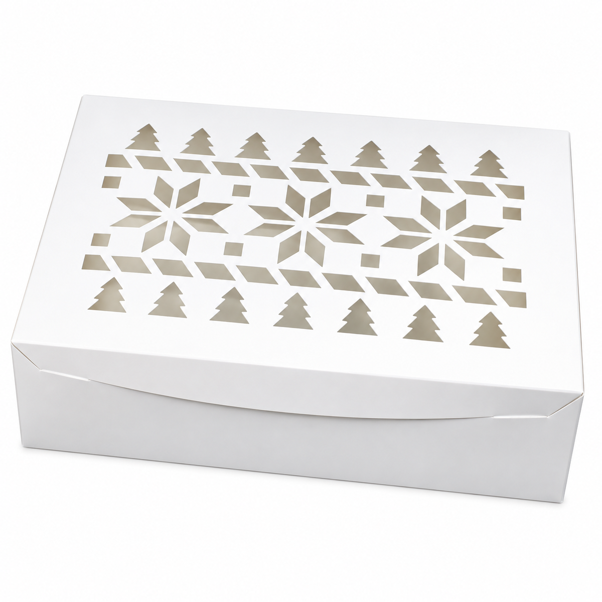 Christmas Sweater Window Cookie Box – 14 x 10 x 4 Inch