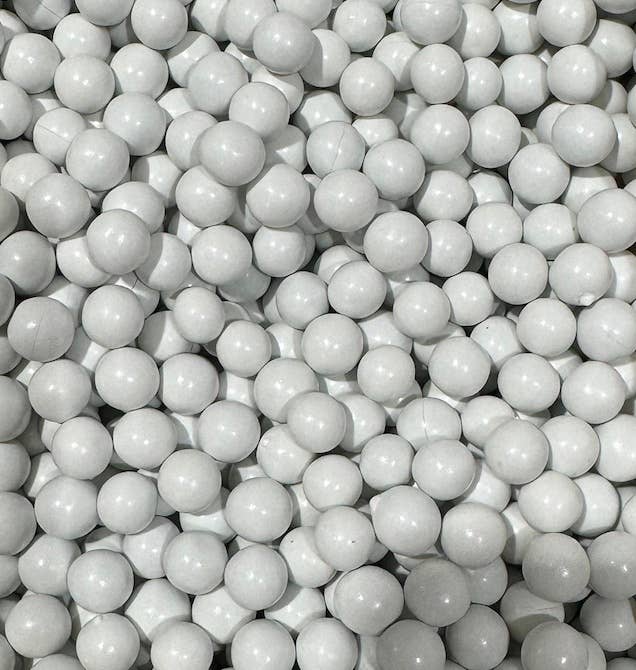 Beemax Chocolate Candy Ball Shape WHITE Crispy Shell BULK