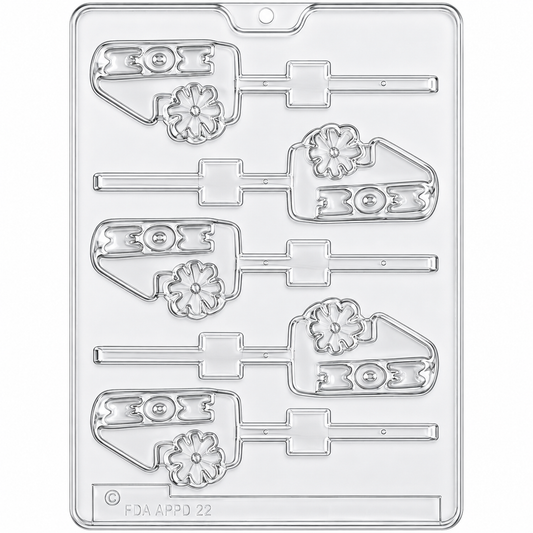 #1 Mom Chocolate Lollipop Mold – Mother's Day