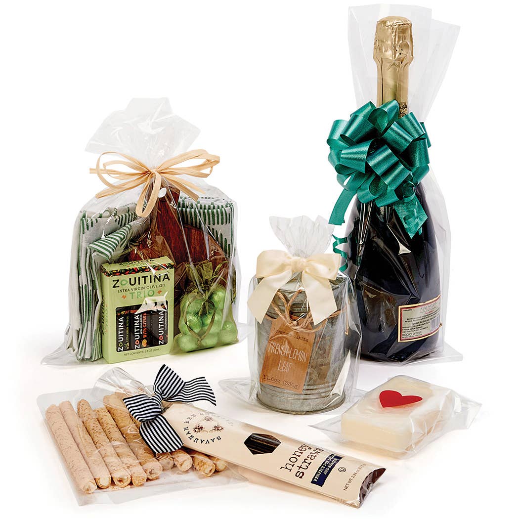 Cellophane Treat Bags Clear Flat 25 Pack 2.5x4.25"