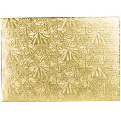 Quarter Sheet Cake Drum 1/4" Thick Gold