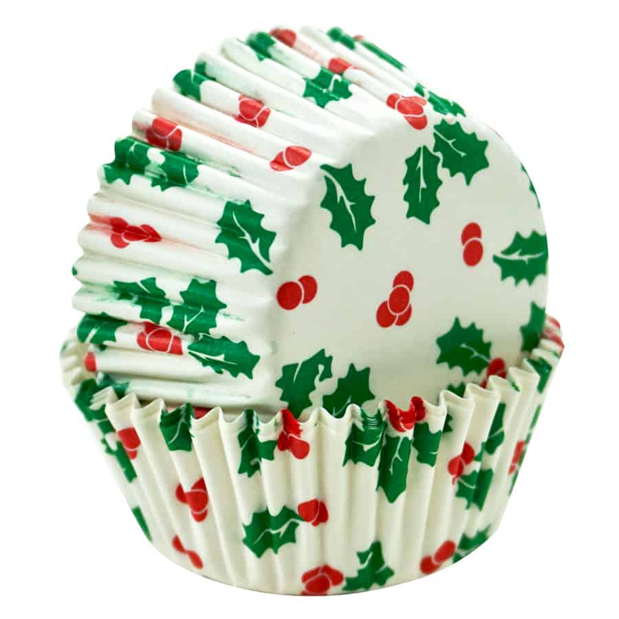 Christmas Mini Cupcake Liners 75 Count