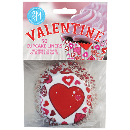 Cupcake Liners Standard Valentine's Day 50-Count