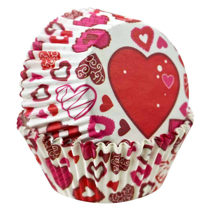 Cupcake Liners Standard Valentine's Day 50-Count