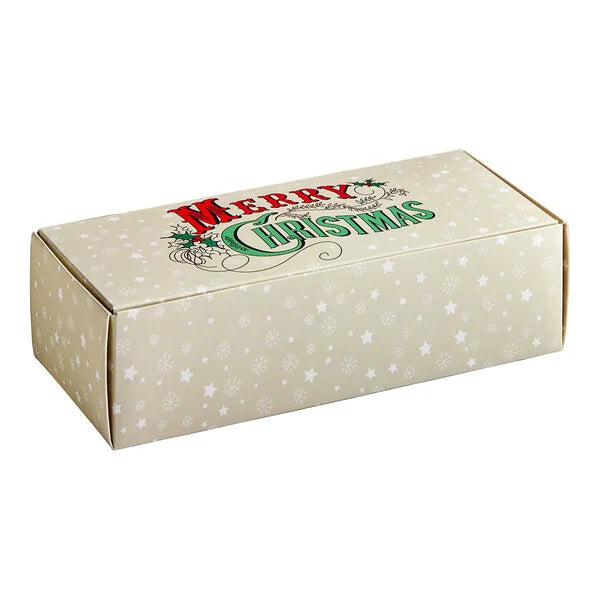 Merry Christmas Candy & Fudge Gift Boxes, 2 lb, 5-Pack