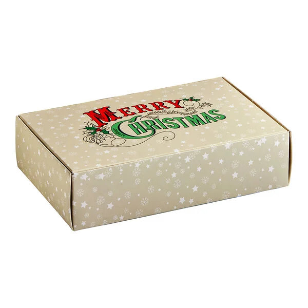 Merry Christmas Candy & Fudge Gift Boxes, 1½ lb, 5-Pack