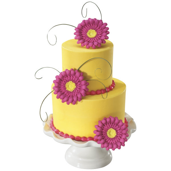 Gum Paste Gerber Daisy 3.5in Pink 1-Count