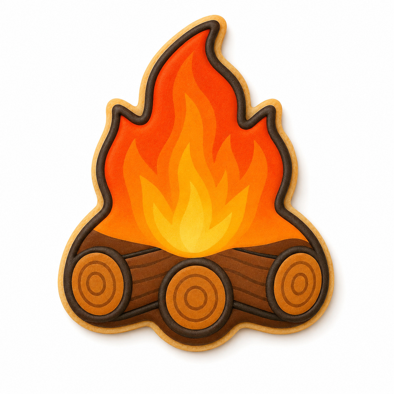 Campfire Cookie Cutter 3.5 inch