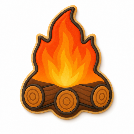 Campfire Cookie Cutter 3.5 inch