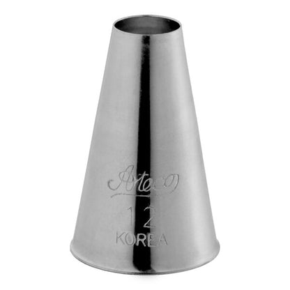 Extra-Large Dots & Bold Lines Piping Tip #12 - Ateco Stainless Steel Round Decorating Tube