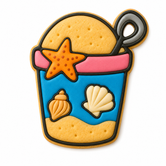 Beach Bucket Cookie Cutter 3.5 inch