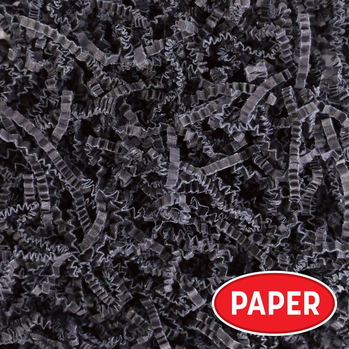 Black Crinkle Paper Shreds 2 oz Bag