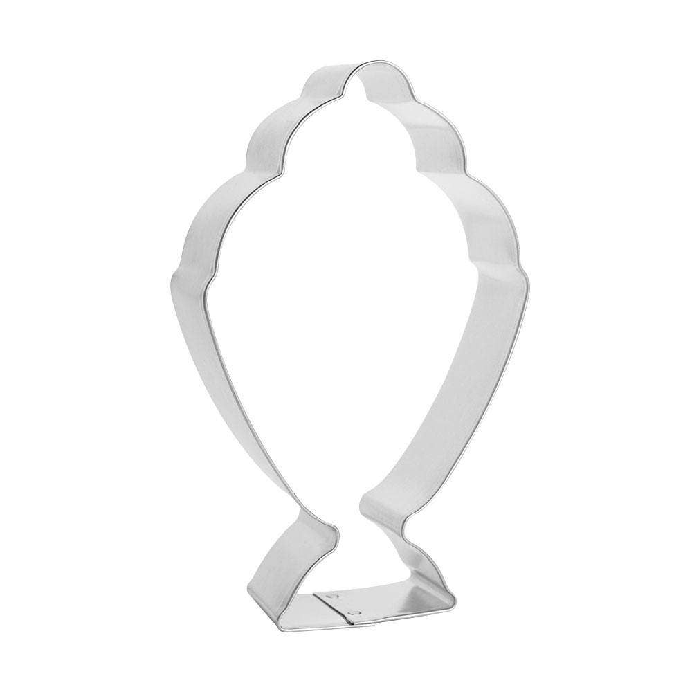 Ice Cream Sundae Cookie Cutter 5 in