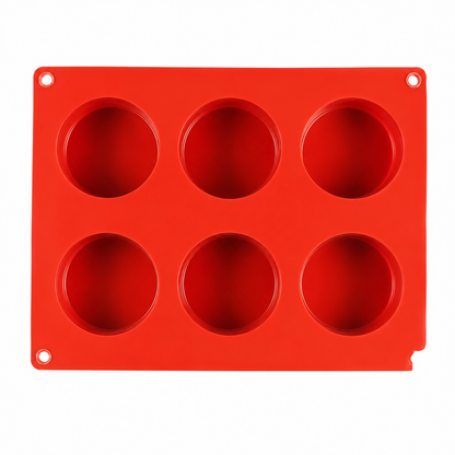 Oreo Mold | 6 Cavity Chocolate Covered Silicone Sandwich Cookie Mold