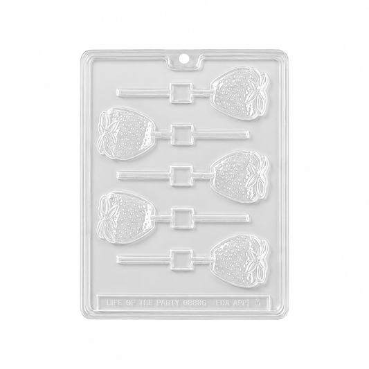 Strawberry Chocolate Lollipop Mold