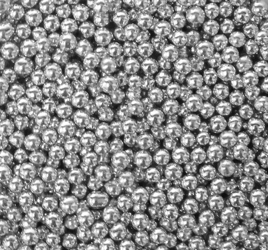 Dragees 2mm Silver 4oz