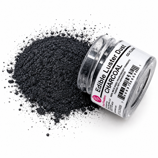 Edible Luster Dust Charcoal .25 Oz
