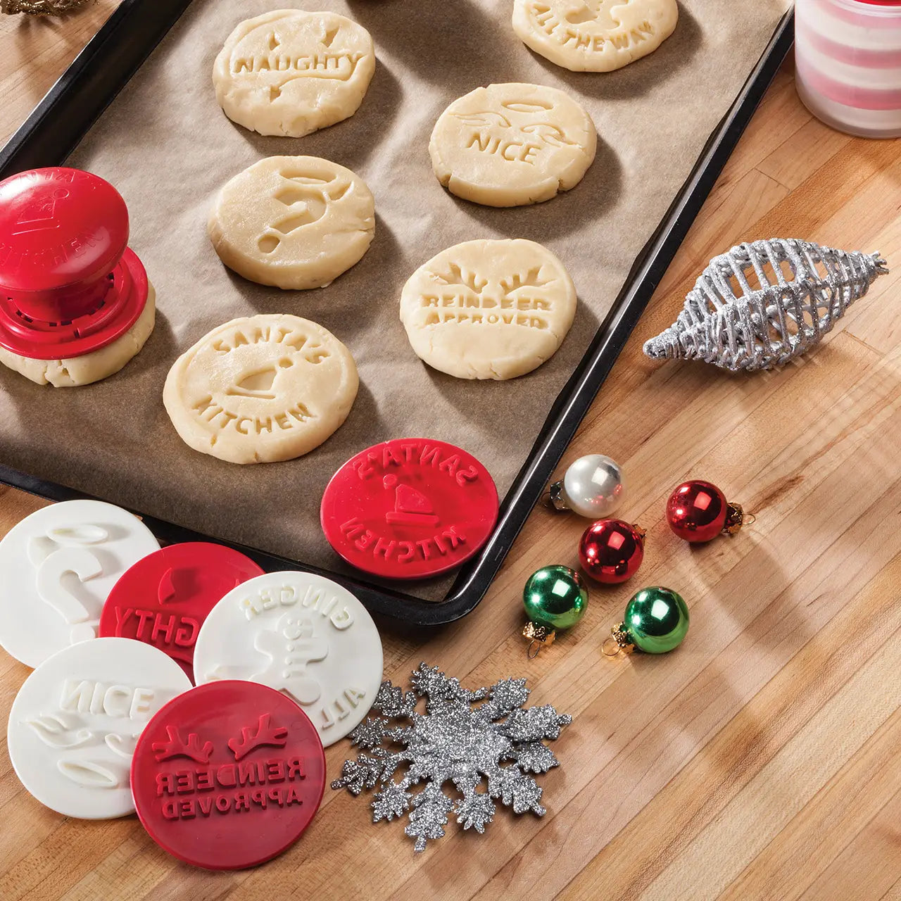 Santas Kitchen Cookie Stamp