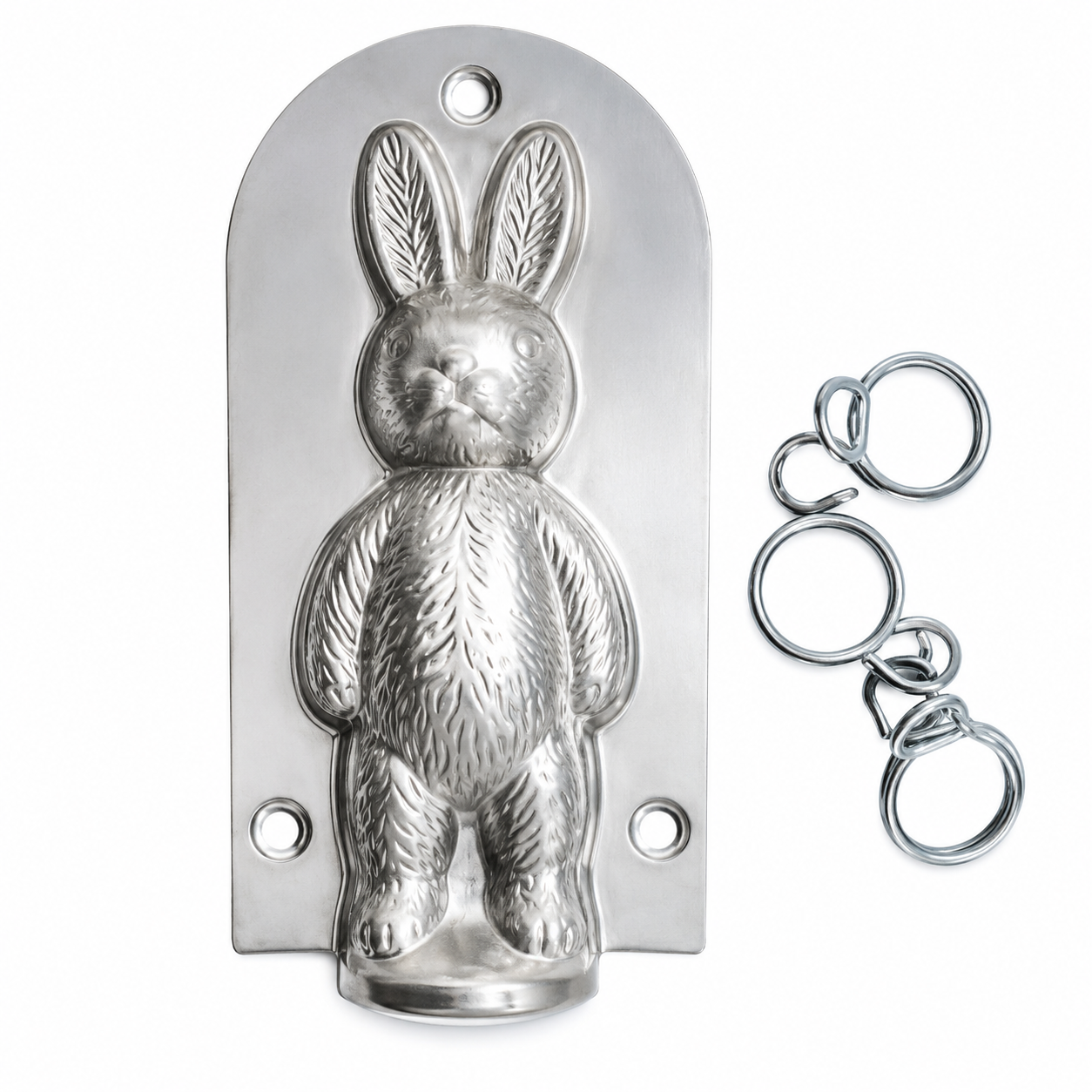 Antique Tin Chocolate Mold Bunny Rabbit 1980s – NEW in Polybag 4.5in