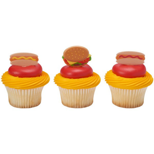 Grilling Cupcake Topper 12ct