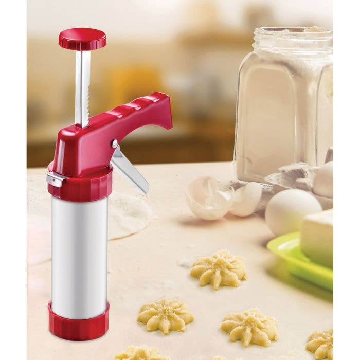 Mrs. Anderson’s Cookie Press & Icing Gun – 18-Piece Cookie Press Set