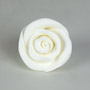 Elegance White Gum Paste Rose Buds 1 Inch Edible Cake Decorations – 6 Count