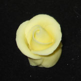 Yellow Rosebud Icing Toppers 6 Ct