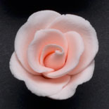 Gum Paste Rose Small 1in Peach 4-Count