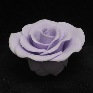 Gum Paste Rose Large 3in Lavender 1-Count