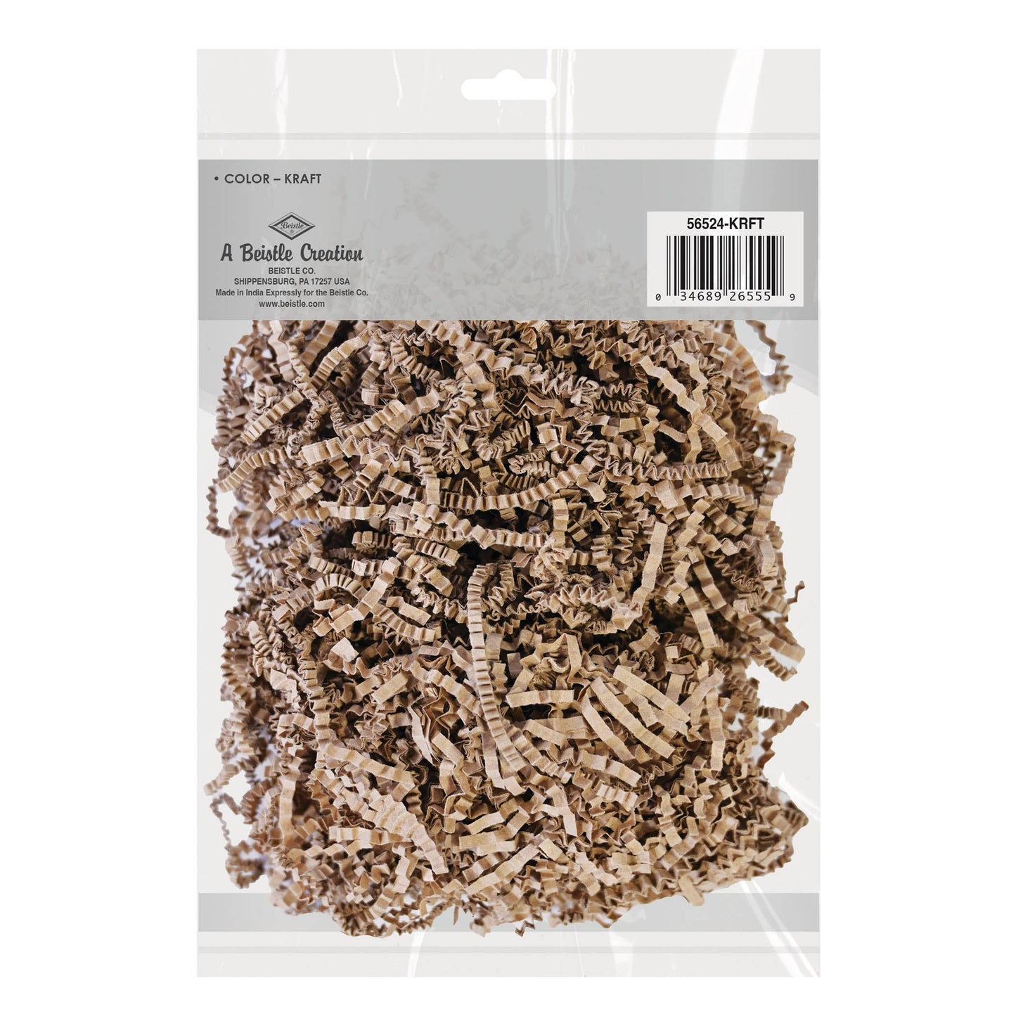 Kraft Crinkle Paper Shreds 2 oz Bag