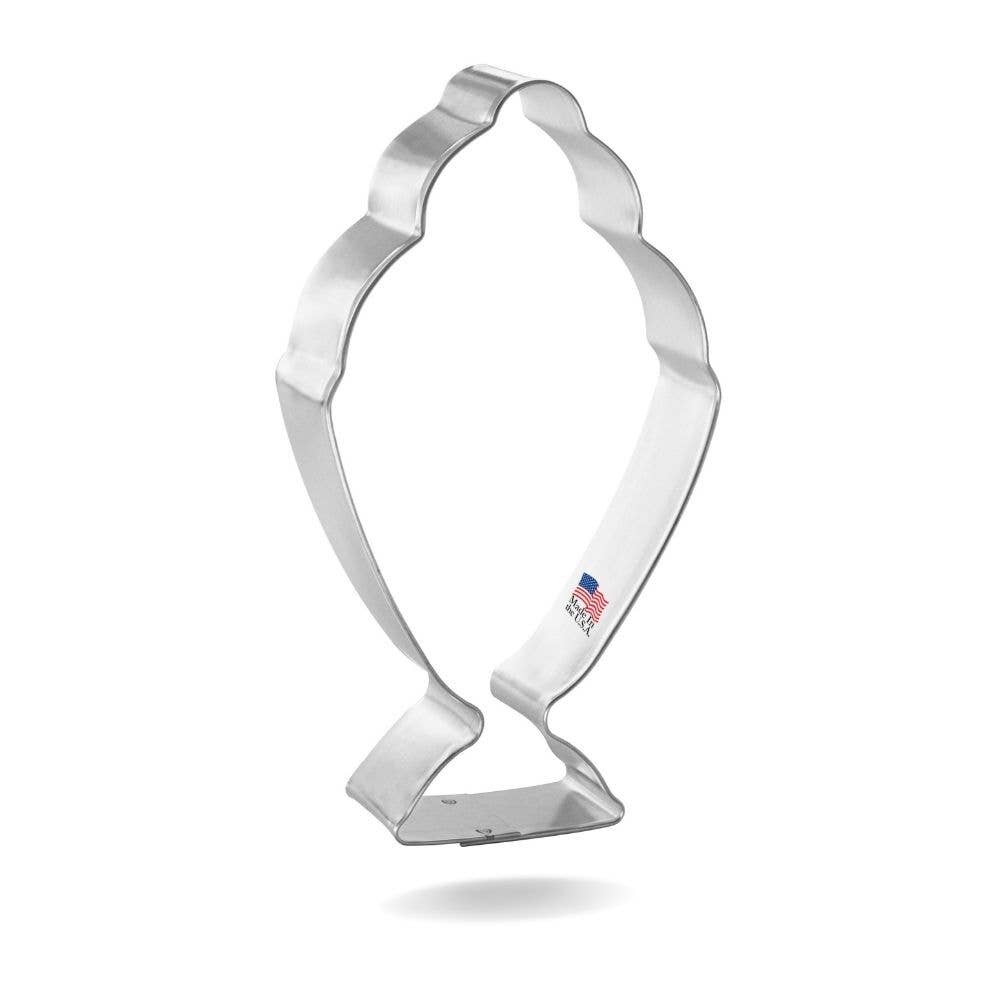 Ice Cream Sundae Cookie Cutter 5 in