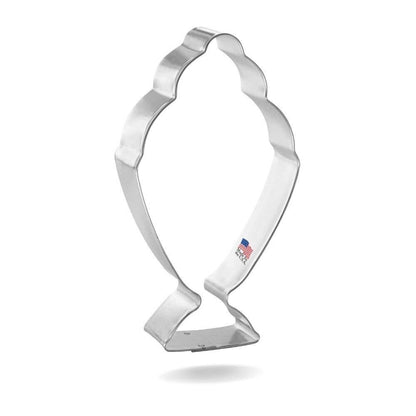 Ice Cream Sundae Cookie Cutter 5 in