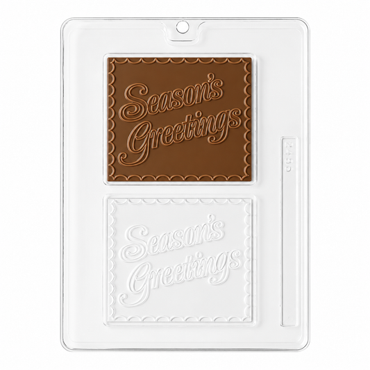 Seasons Greetings Candy Bar Mold
